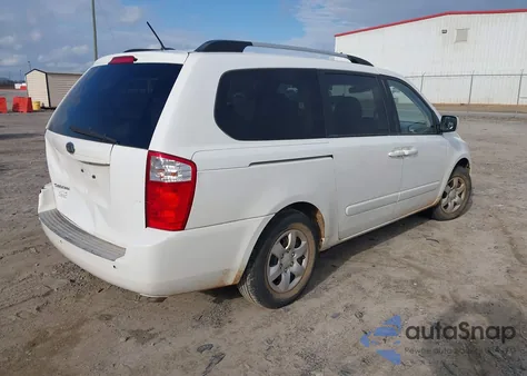 2010 Kia Sedona Lx z USA, uszkodzony, nr VIN KNDMG4C36A6354405